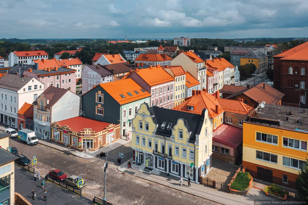Центр Черняховска, Черняховск