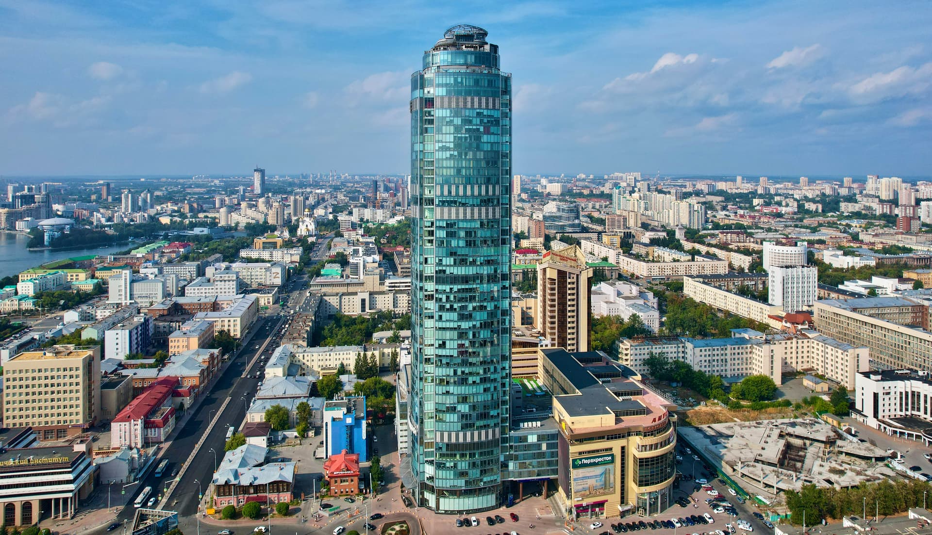 Смотровая площадка БЦ «Высоцкий»