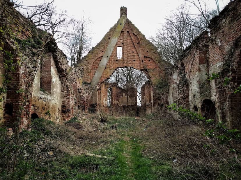 Руины кирхи Шаакен